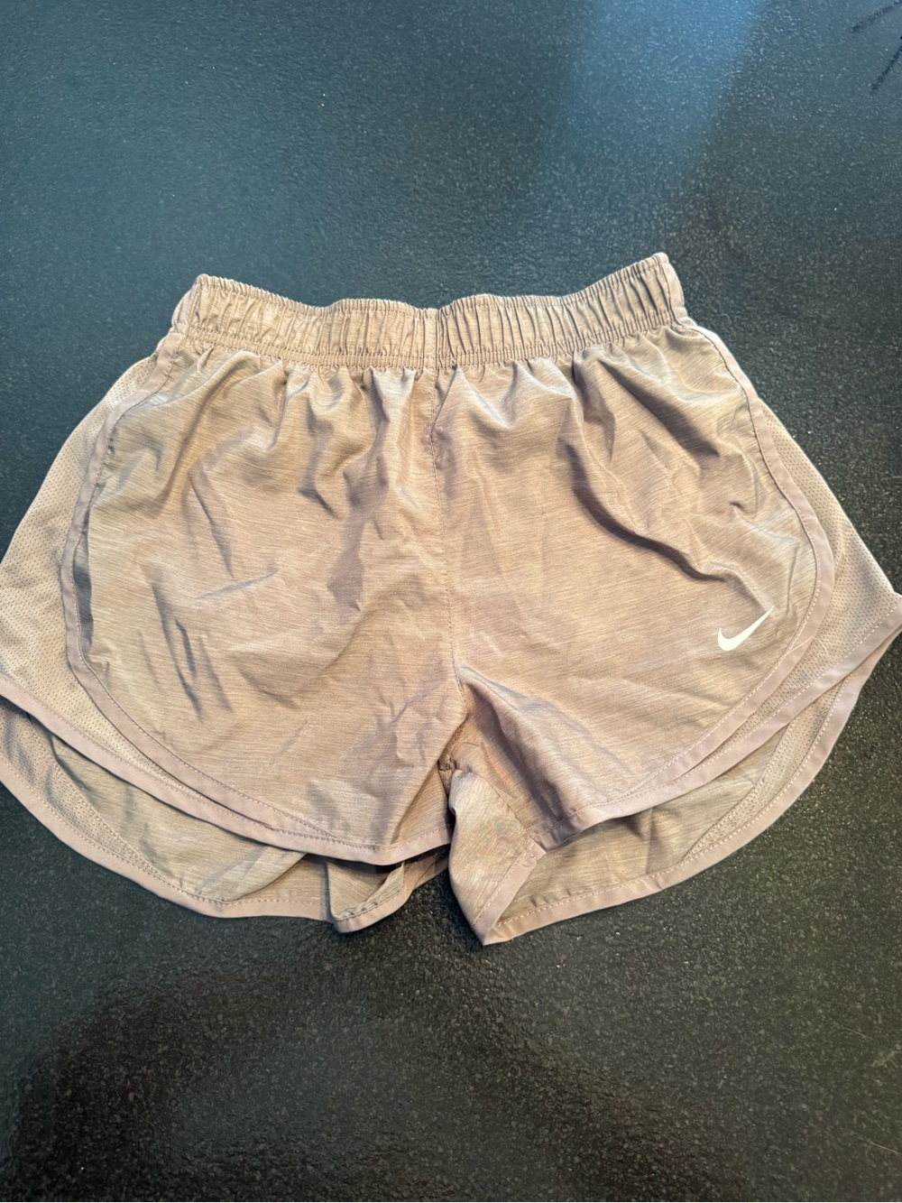 Nike Women's Light Heather Gray Running Shorts
